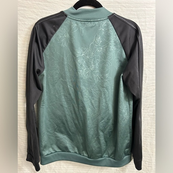 Adidas Women's Firebird Floral Embossed Track Jacket Full Zip  Size XL - Picture 9 of 9
